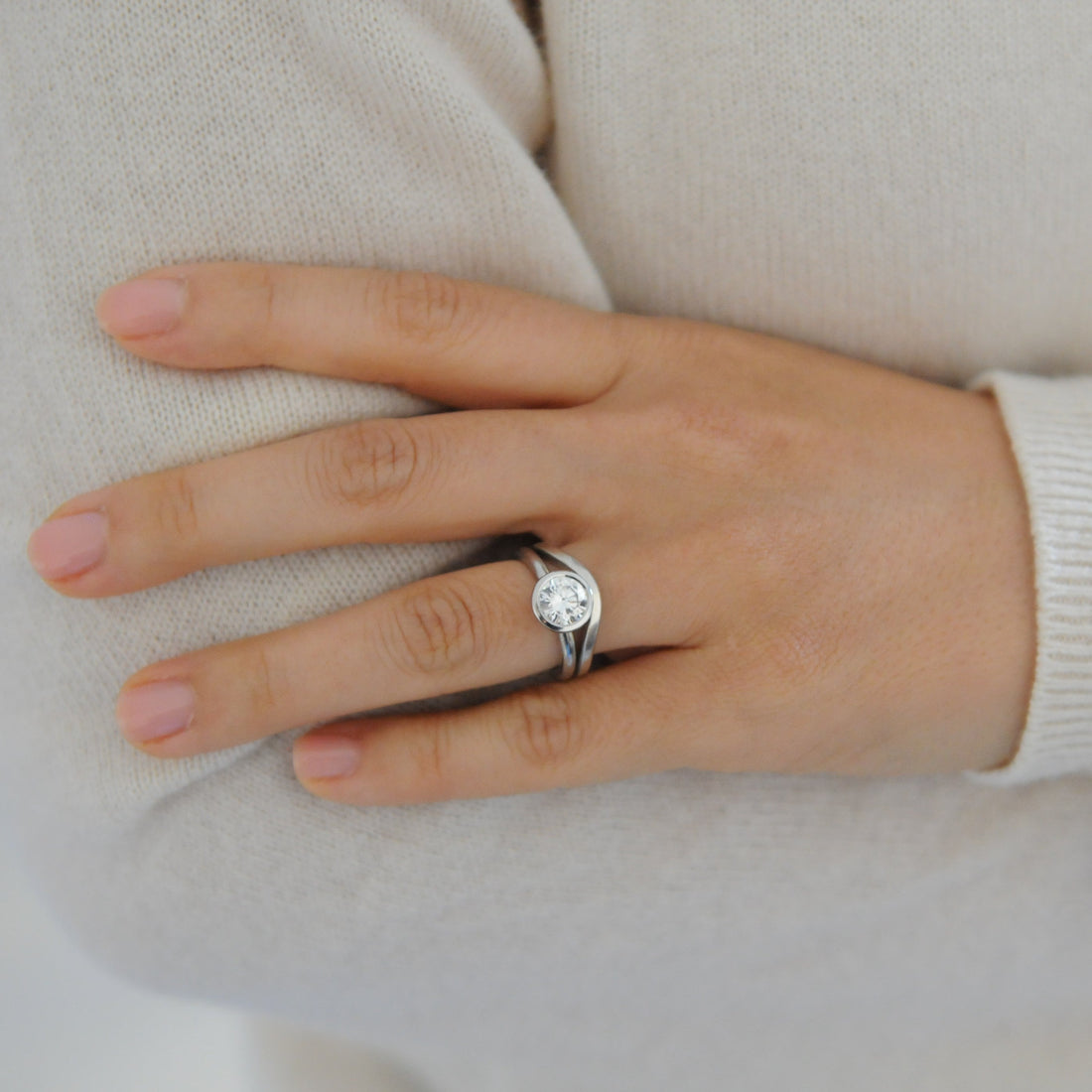 Aria Round Diamond Ring