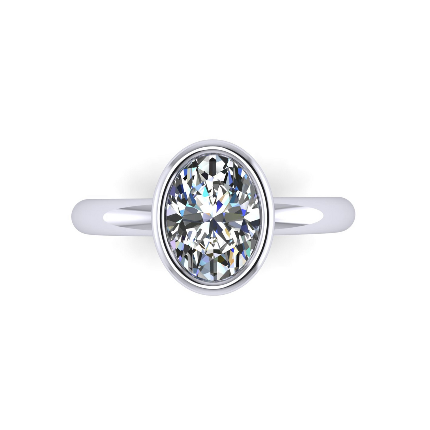 Aria Oval Diamond Ring