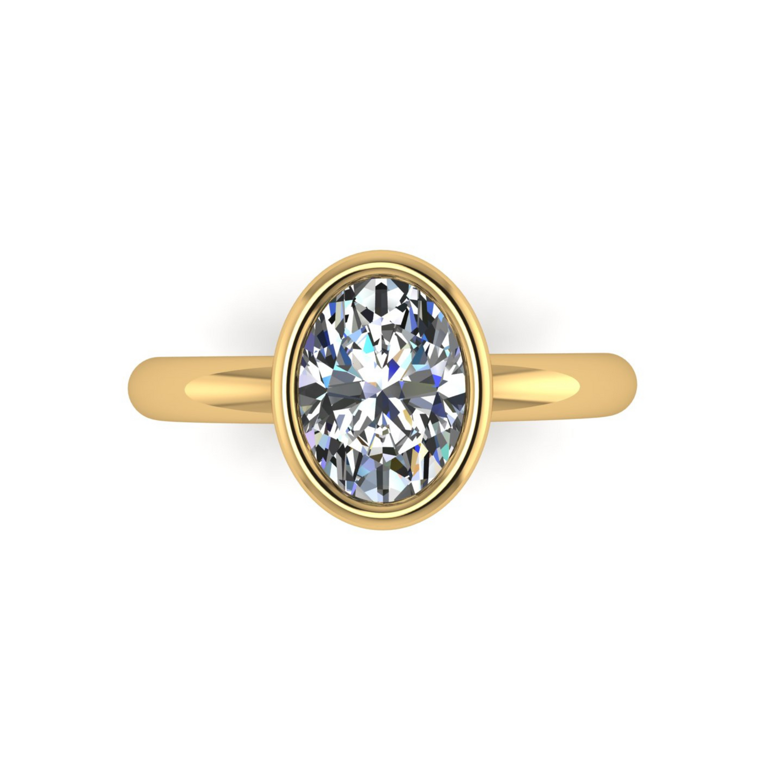 Aria Oval Diamond Ring